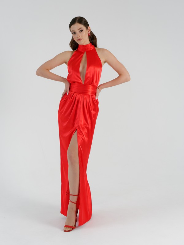 Вечернее платье Верона красный